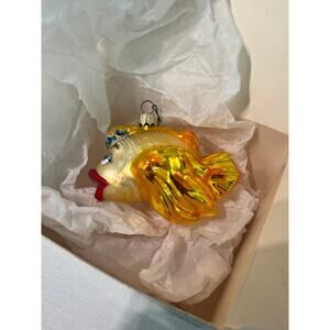 Komozkja Polonaise Collection; Kurt Alder, Inc. Yellow / Red Fish Decoration